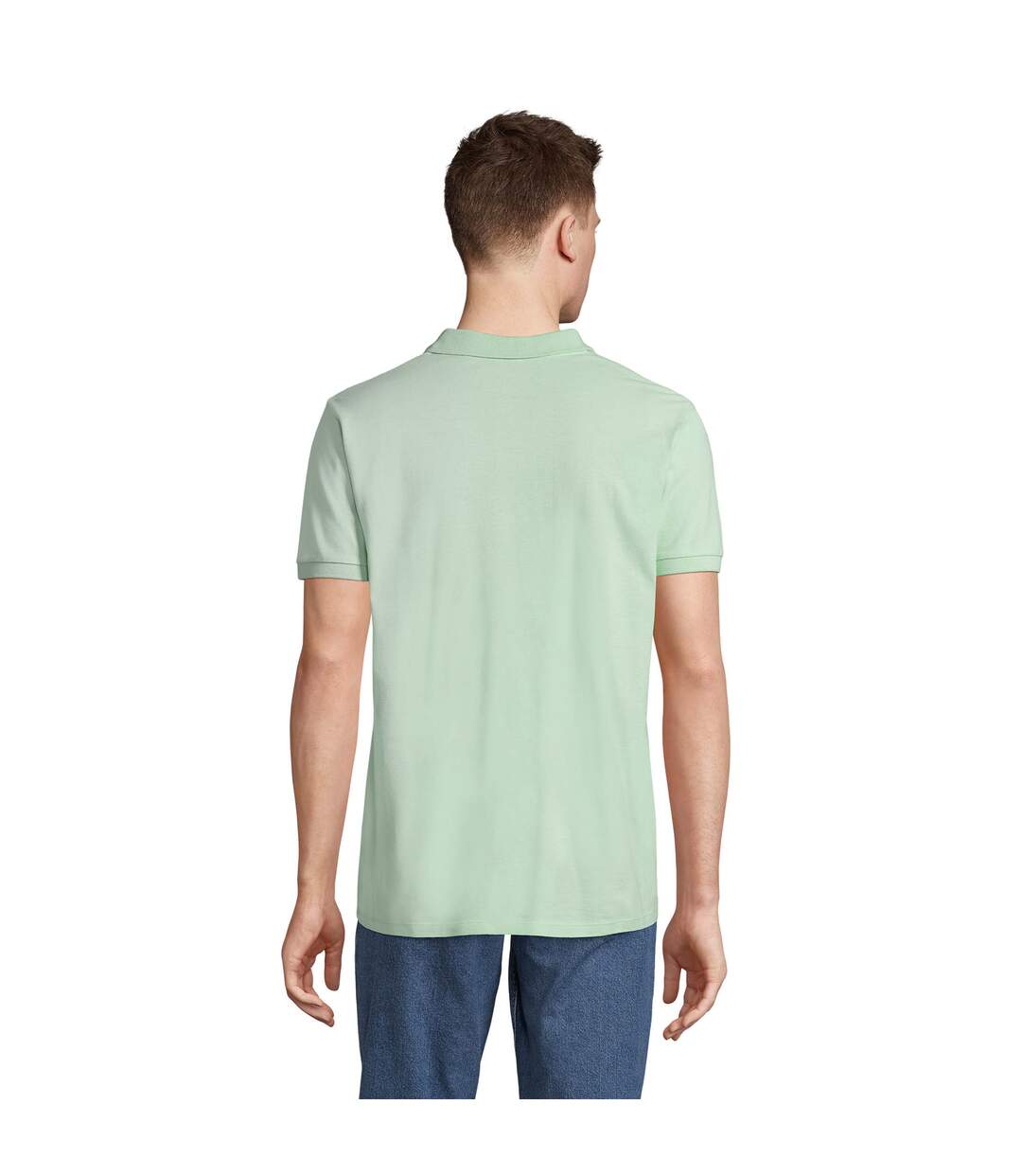 Polo Planet Homme Vert Glacé SOLS-3