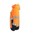 Projob Mens Functional Reflective Tape Padded Jacket (Orange/Black)