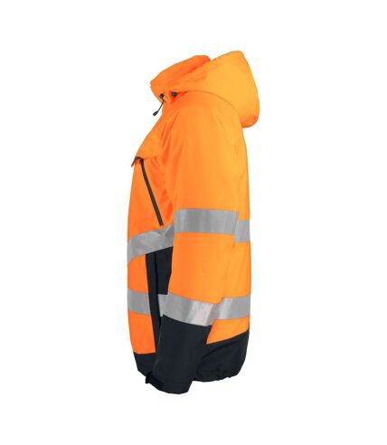 Projob Mens Functional Reflective Tape Padded Jacket (Orange/Black) - UTUB577