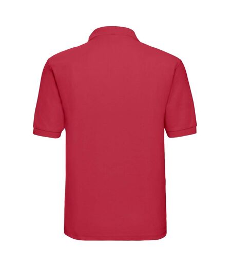 Russell Mens Polycotton Pique Polo Shirt (Classic Red) - UTPC6401