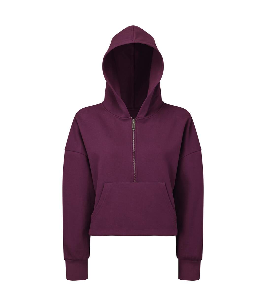 Sweat à capuche femme violet foncé TriDri