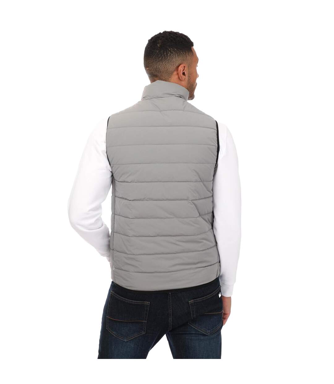 Mens Jaspar Gilet Grey Weekend Offender-3