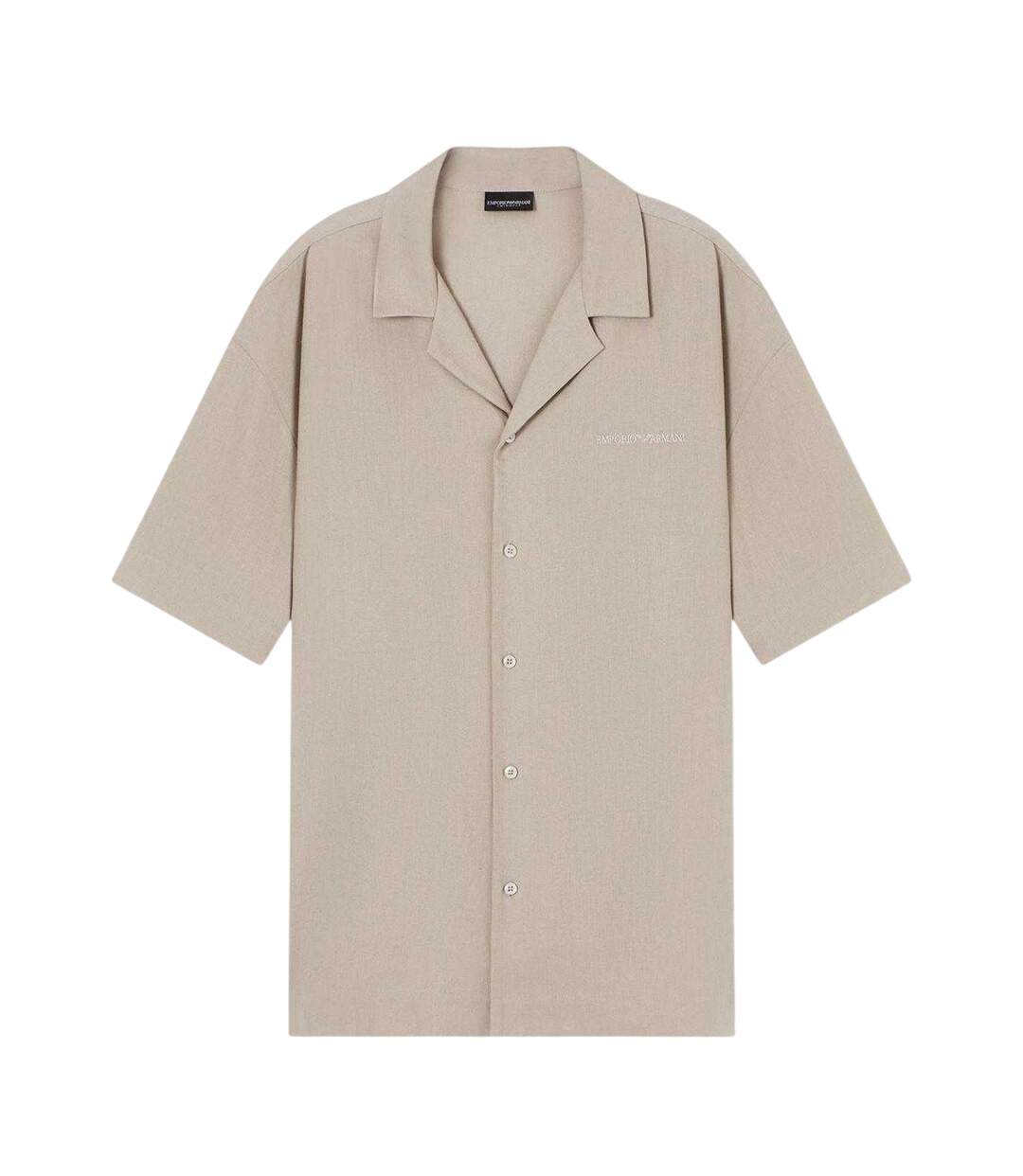 Chemise Plage Homme Taupe Emporio Armani EA7-2