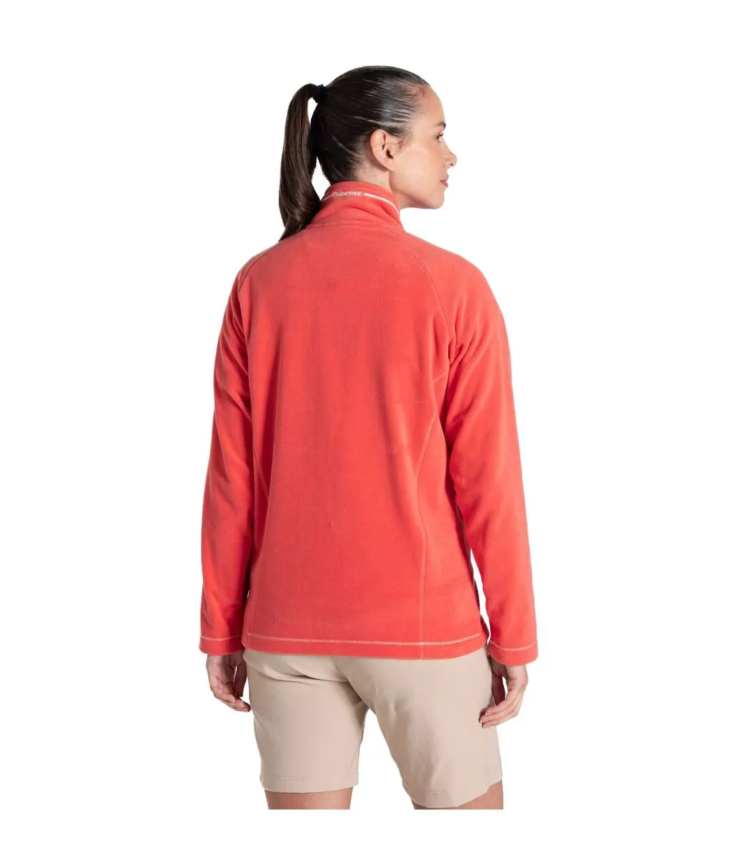 Womens/ladies Miska Vi Half Zip Fleece Clay Craghoppers-2
