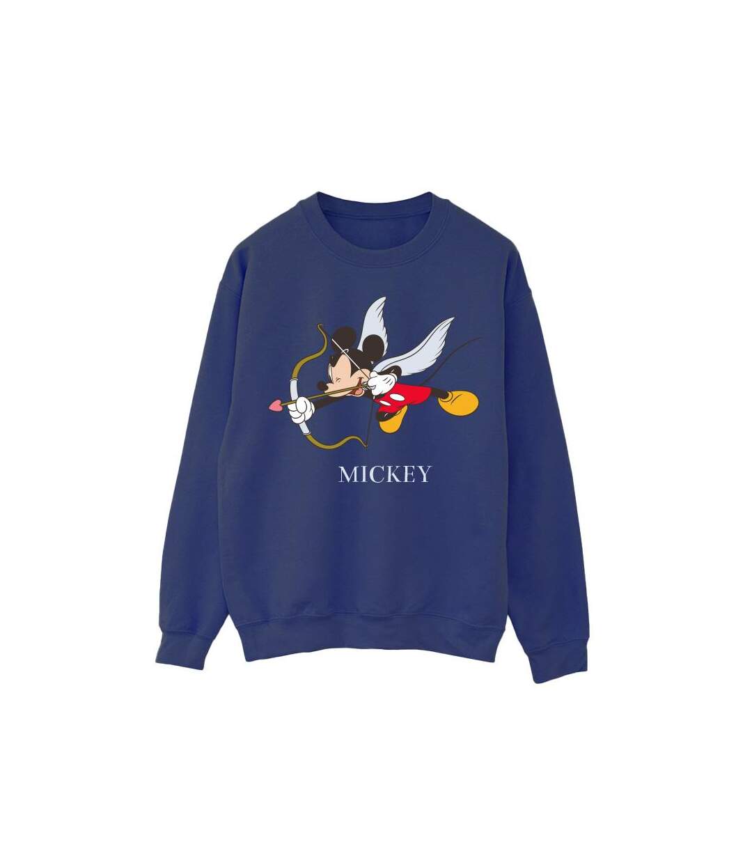 Disney Sweatshirt Femmes/Dames Mickey Mouse Love Cherub (Marine) - UTBI28167-1