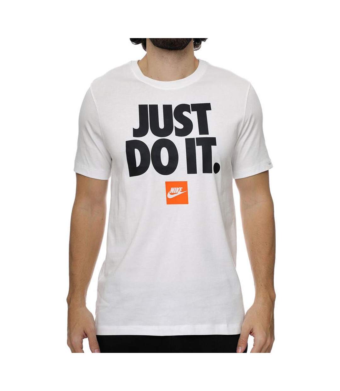 T-shirt blanc  homme nike fran-1