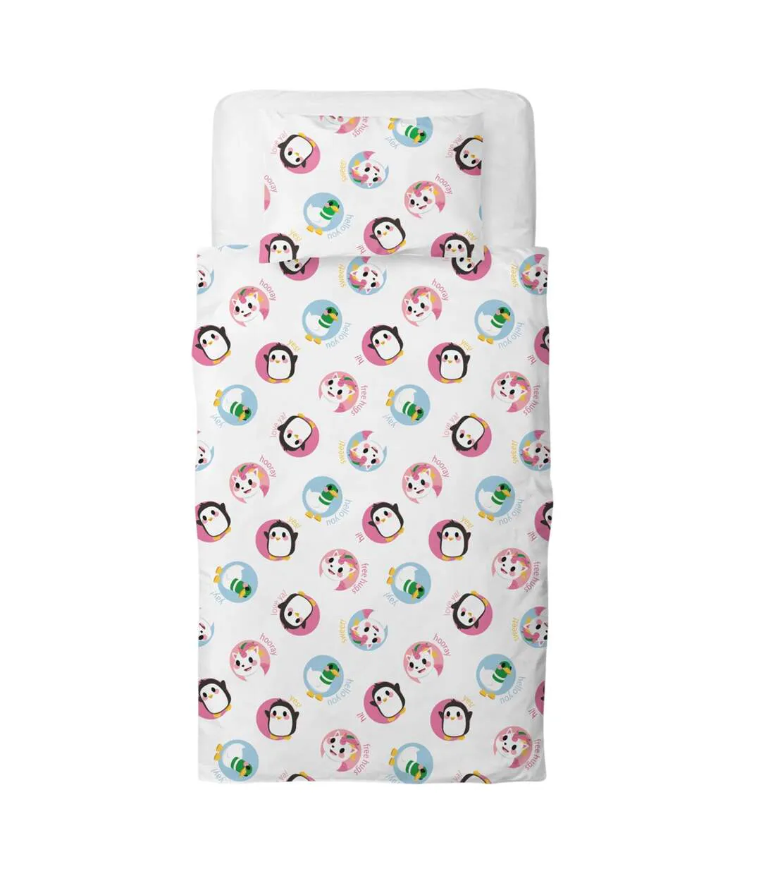 Reversible Duvet Set Multicoloured Adopt Me-1