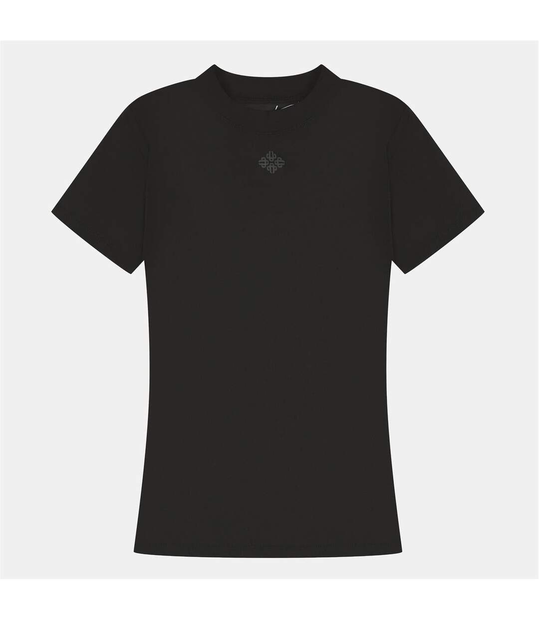 T-shirt Motif/style Emblème Femme Noir Couture Club-1