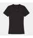 T-shirt Motif/style Emblème Femme Noir Couture Club-1