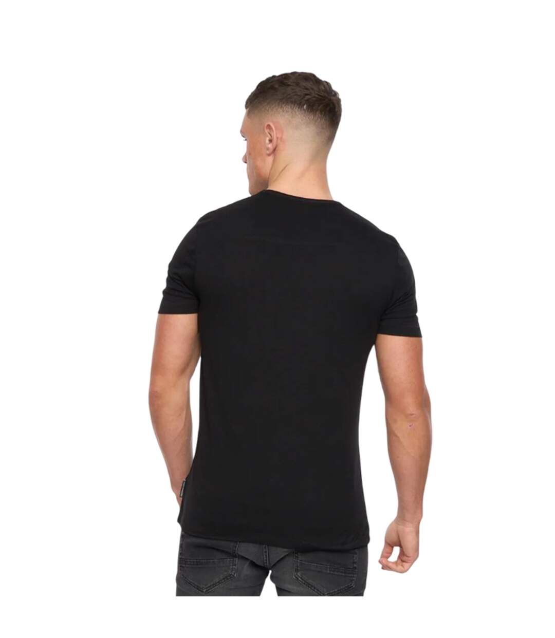 Mens logo t-shirt black/white French Connection-2