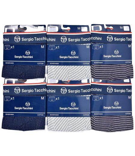 Boxer Homme SERGIO TACCHINI Lot de 6 Pack de 6 Boxers 0738