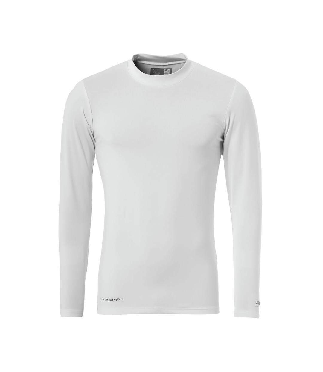 T-shirt manches longues blanches homme baselayer uhlsport turtleneck - xl-1