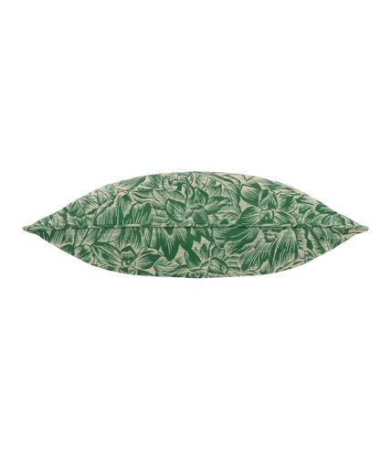 Wylder Nature Grantley Jacquard Piped Throw Pillow Cover (Emerald) (50cm x 50cm) - UTRV3218