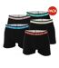 Pack Of 5  Mens Lazlow Boxer Shorts  Black Nicce-1