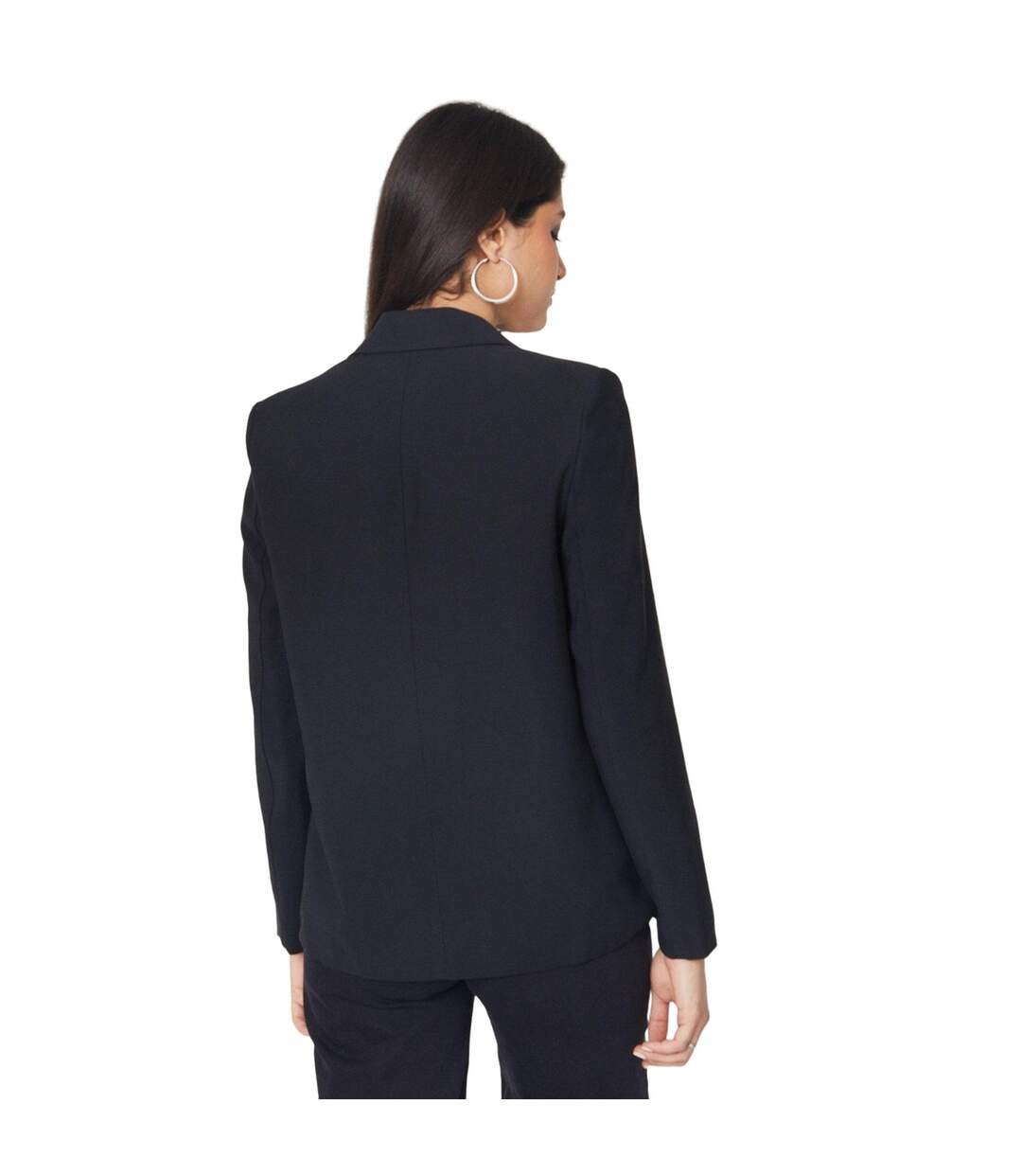 Womens/ladies double-breasted blazer black Dorothy Perkins-2