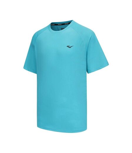 Mens Chest Logo T-shirt Cyan Everlast