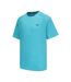 Mens Chest Logo T-shirt Cyan Everlast-2