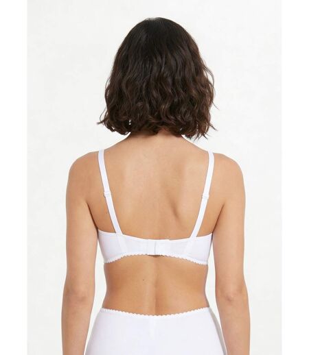 Soutien-gorge sans armatures tulle et microfibre