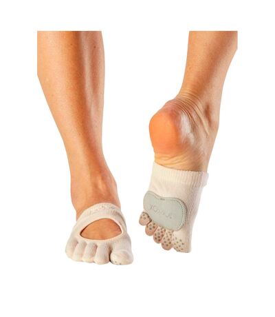 Toesox - Chaussettes de danse RELEVE - Femme (Beige foncé) - UTMQ746