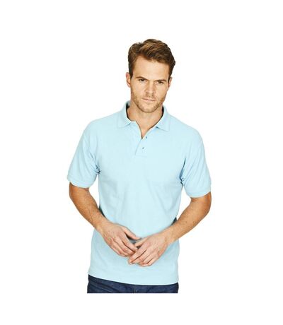 Absolute Apparel Mens Precision Polo (Light Blue) - UTAB105