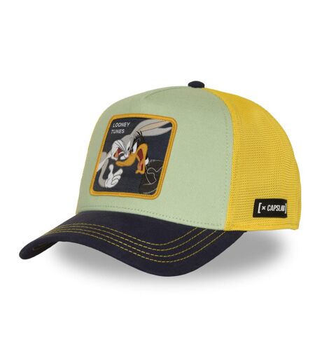 Casquette trucker premium filet et patch Looney Tunes Bugs and Daffy Capslab