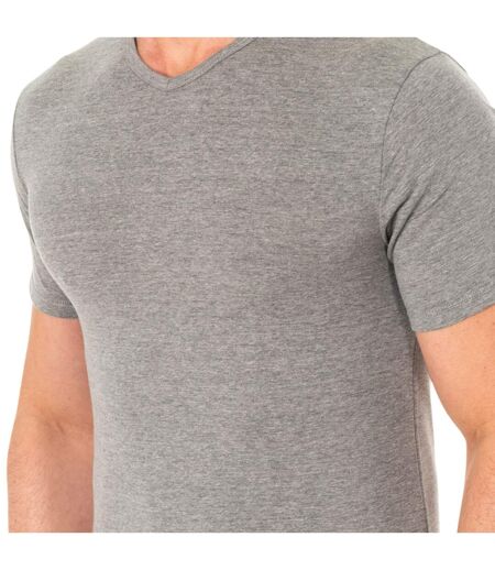 Men's short-sleeved V-neck T-shirt A040X