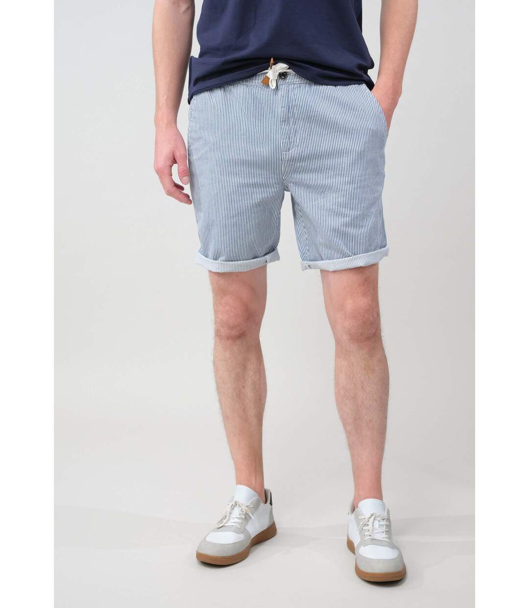 Short à rayures pour homme ALONSO-1