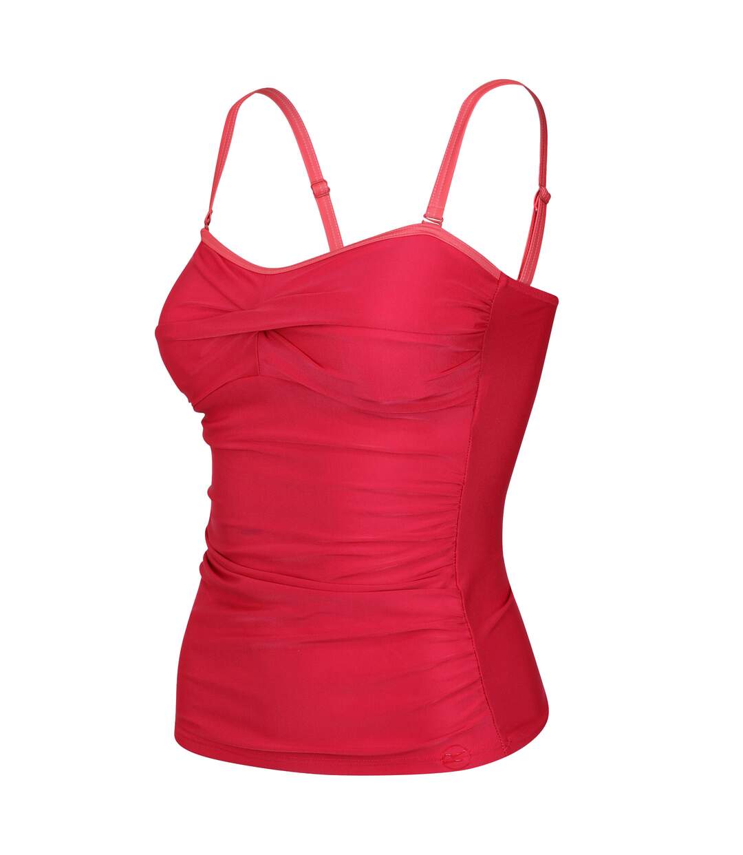 Haut de tankini aceana femme rose / pêche foncé Regatta-3