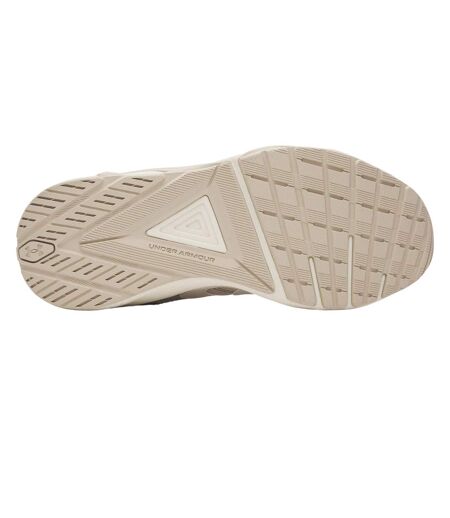 Baskets Entraînement Commit Homme Kaki Blanc Under Armour