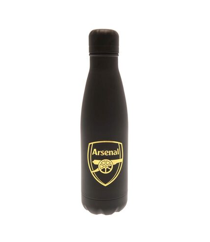 Arsenal FC - Bouteille isotherme (Noir / Doré) (Taille unique) - UTTA10469