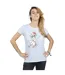 Disney T-shirt en coton Femme/Femme Fée Clochette de Noël (Gris sportif) - UTBI43841-2
