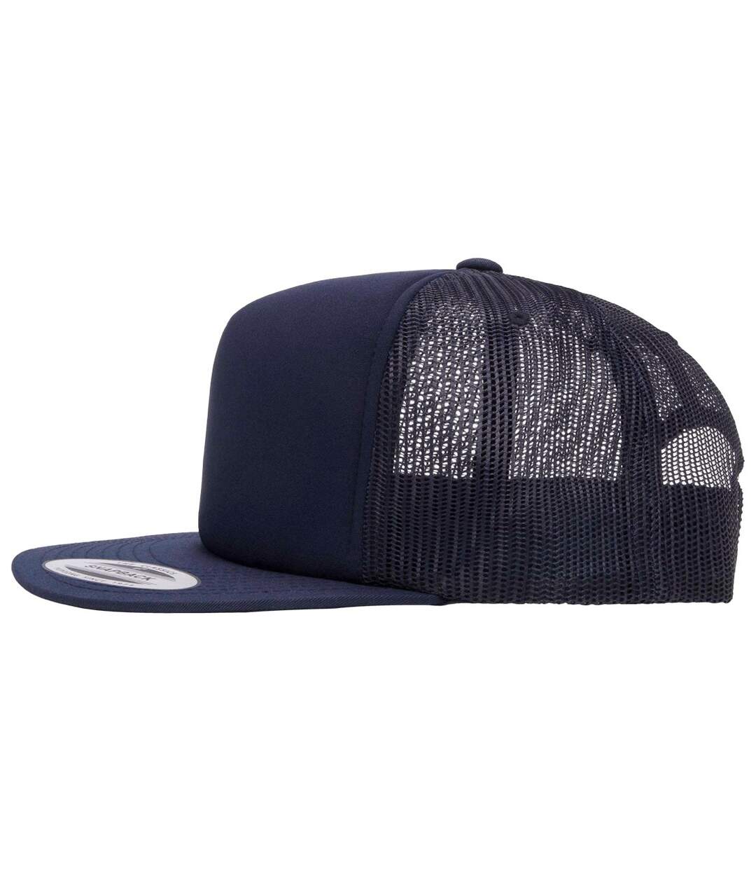 Casquette trucker flexfit bleu marine Yupoong-3