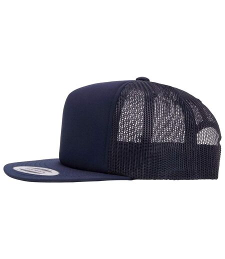 Casquette trucker flexfit bleu marine Yupoong