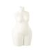 Vase Design Corps Femme 47cm Blanc-1