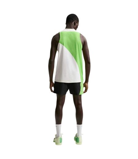 Mens Court Slam T-shirt Sail Black Nike