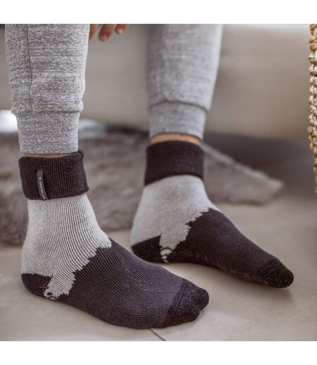 2 Pairs Mens Thermal Bed Socks | Soft Warm Cosy Winter Lounge Socks