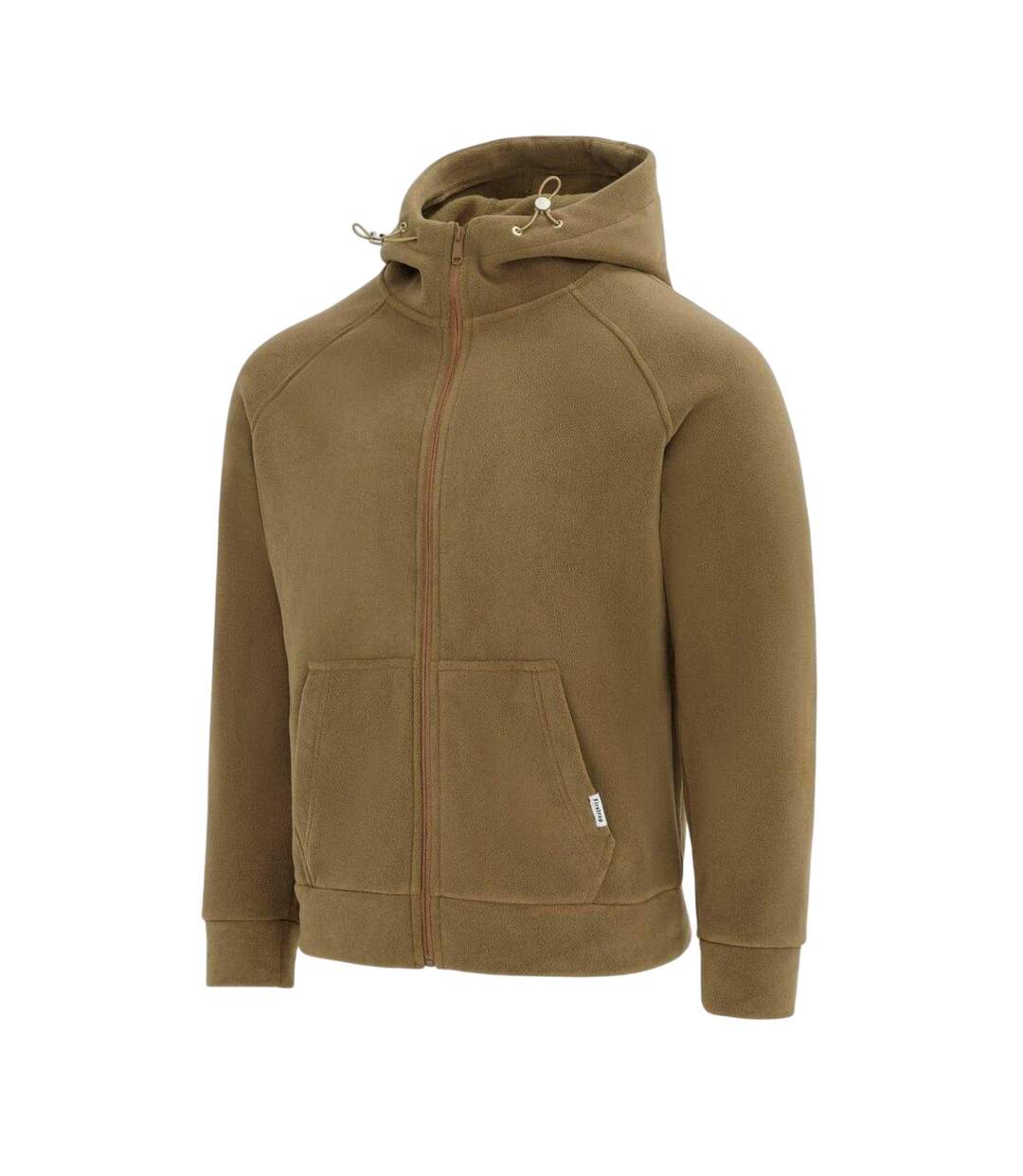 Mens Fleece Jacket Khaki Green Firetrap-3