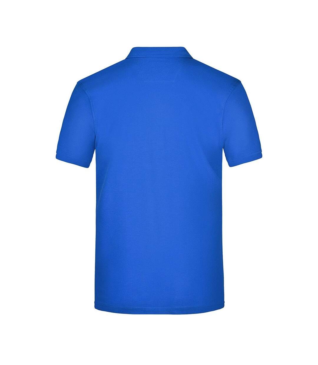Polo Motif/style Uni Homme Bleu Roi Blanc James And Nicholson-2