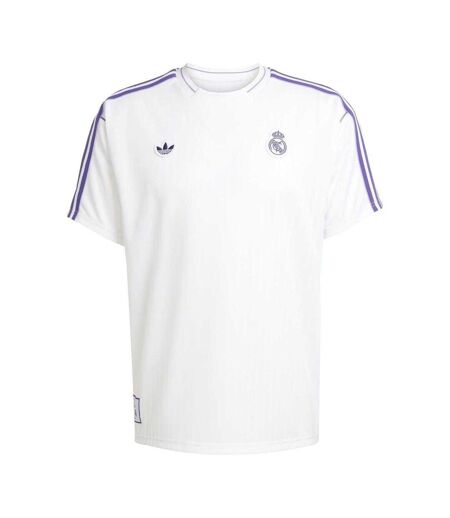 Mens Icon Real Madrid Cf T-shirt White Adidas