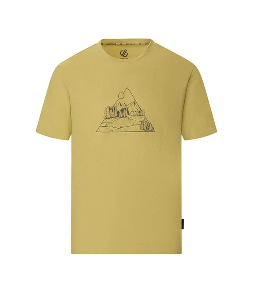 Mens Movement Iii Mountain T-shirt Oil Yellow Dare 2B-2