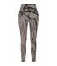 Legging Motif/style Tie-dye Femme Noir Anthracite Urban Classics-1