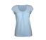 Tee-shirt Mayflower Djibouti3 en coton bio : la douceur du bleu clair et des fronces féminines-5