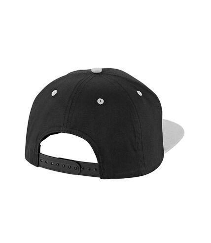 Casquette ajustable adulte noir / gris Beechfield