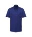 Russell Collection Mens Short Sleeve Easy Care Oxford Shirt (Bright Royal) - UTBC1025