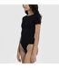 Ladies Essentials Basic T-Shirt Sculpting Recycled Stretch Everyday Fit-3