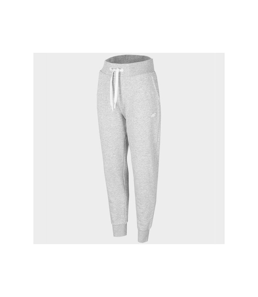 Pantalon H4z22 Spdd351 27m Femme Gris Clair Chiné 4F-1