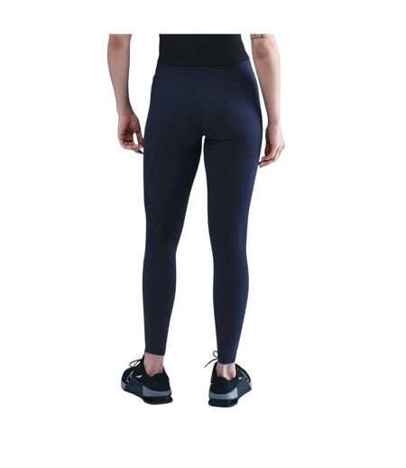 Womens/ladies One Polyester High Waist Leggings Midnight Navy Nike
