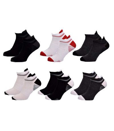 Chaussettes homme LOTTO Socquettes Tiges courtes Pack de 6 Paires SNEAKERS LOTTO Languette