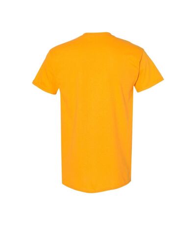 Mens Heavy Cotton T-shirt Gold Gildan