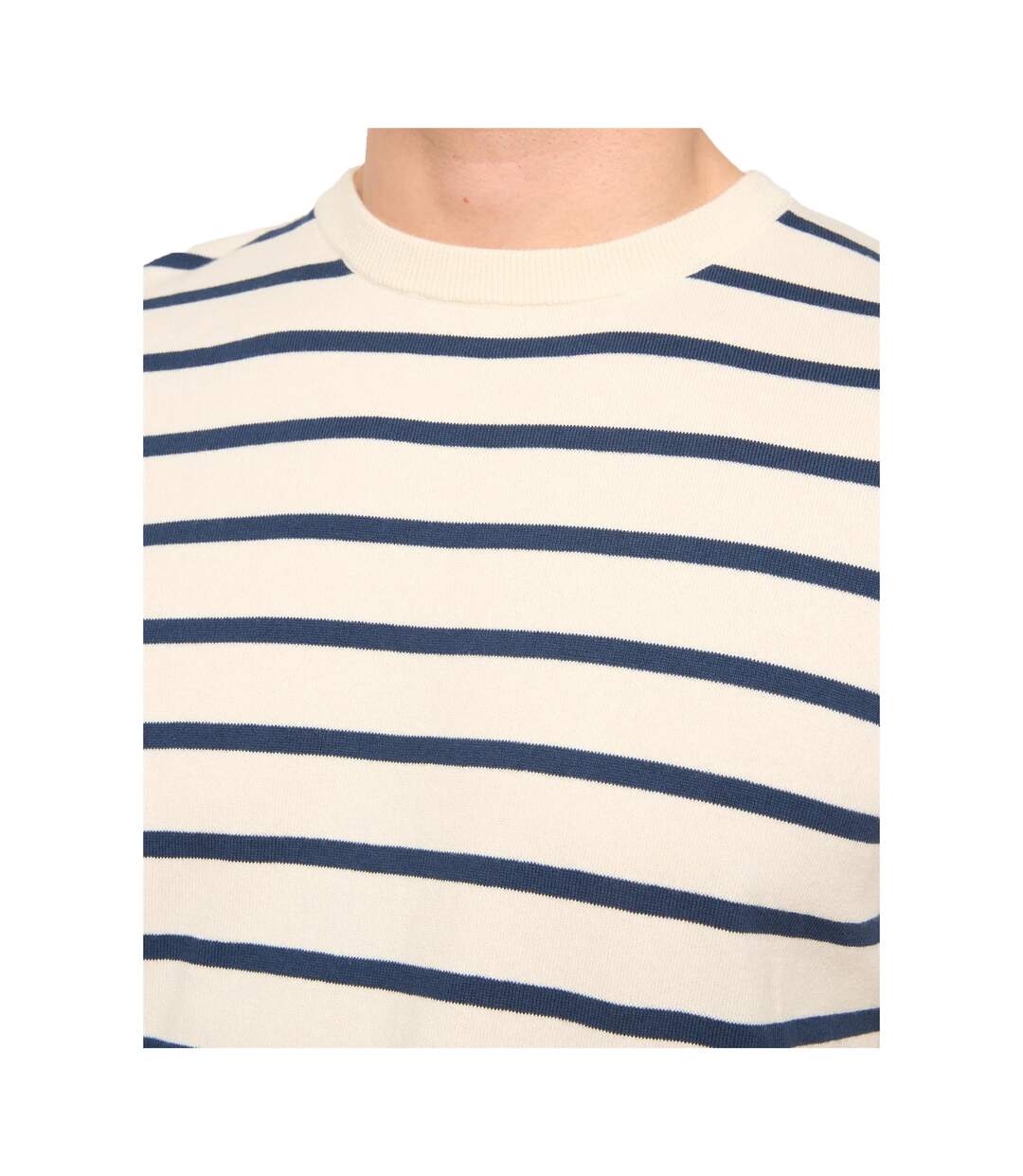 T-shirt Norwell Homme Gris Pâle À Rayures Duck And Cover-3